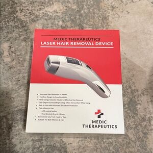 Laser Hair Removal Device - Silver